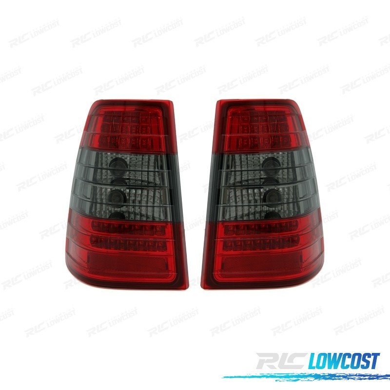 Pilotos Mercedes Clase E W124 Estate 85-95 LED ROJO Ahumado | TDH Performance