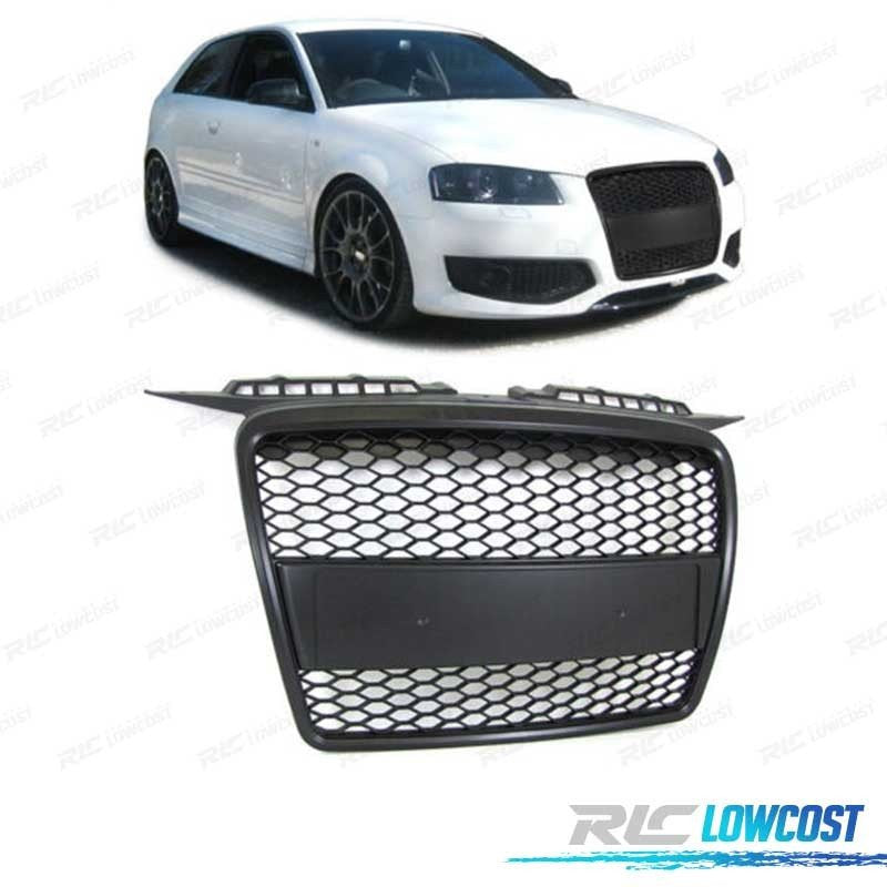 Parrilla AUDI A3 8P 8PA 05-08 LOOK RS3 Negro | TDH Performance