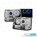 Faros JEEP Grand Cherokee 93-98 OJOS Angel Cromados | TDH Performance