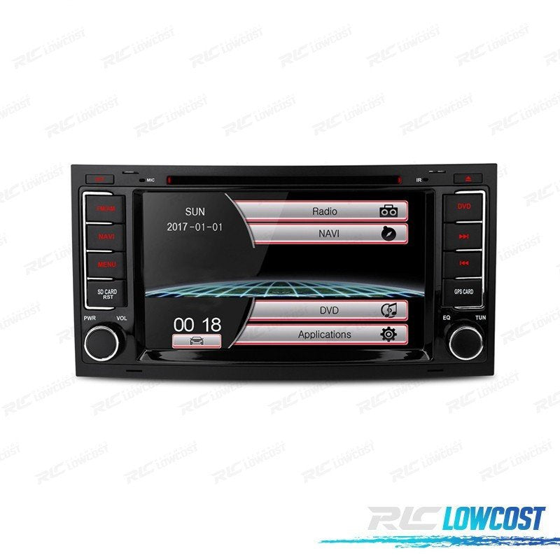 Radio Navegador 7" PARA Volkswagen VW Touareg T5 04-11 USB GPS Tactil HD