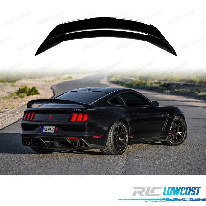 Aleron Spoiler FORD Mustang 15-23 LOOK Gt350 R Negro Brillo | TDH Performance