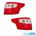 Pilotos PARA FORD Focus IV Sportbreak 11-14 Blanco ROJO