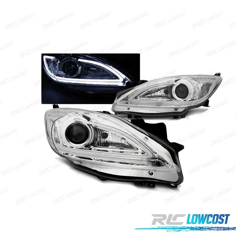 Faros TUBE Light Mazda 3 09-13 Cromados
