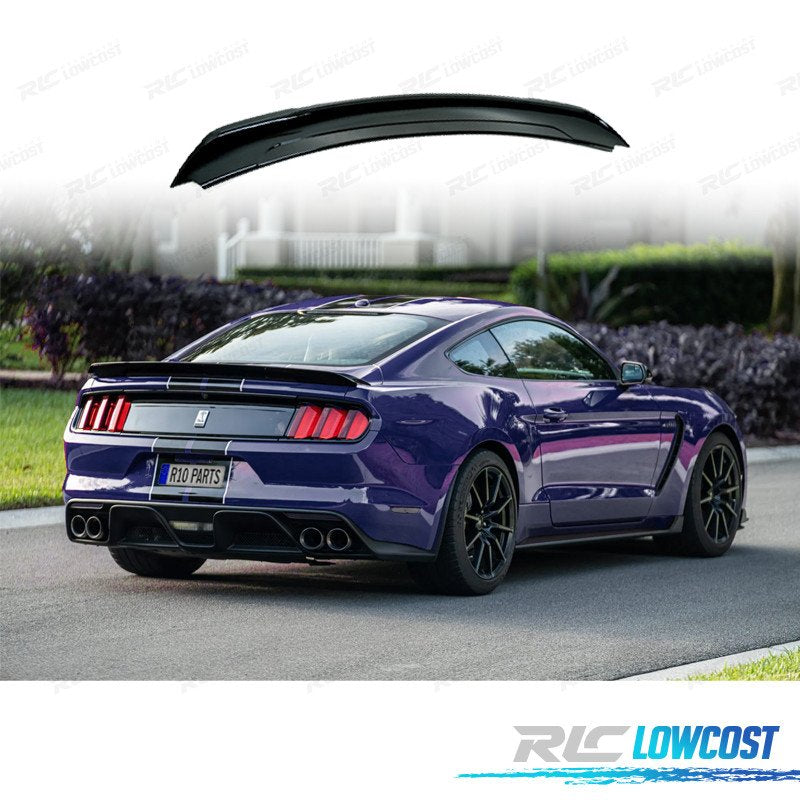 Aleron Spoiler FORD Mustang 15-23 LOOK Gt350 Negro Brillo | TDH Performance