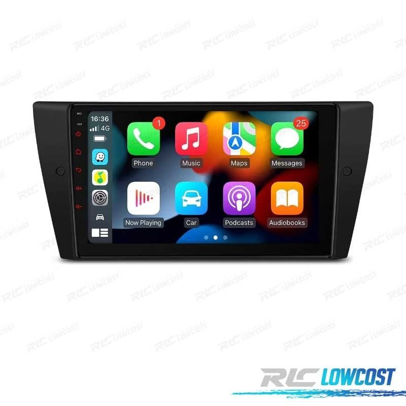 Radio GPS Android 14 BMW E90 E91 E92 E93 Pantalla 9" Tactil