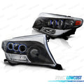 Faros Toyota LAND Cruiser Fj200 07-12 Negro Cromados