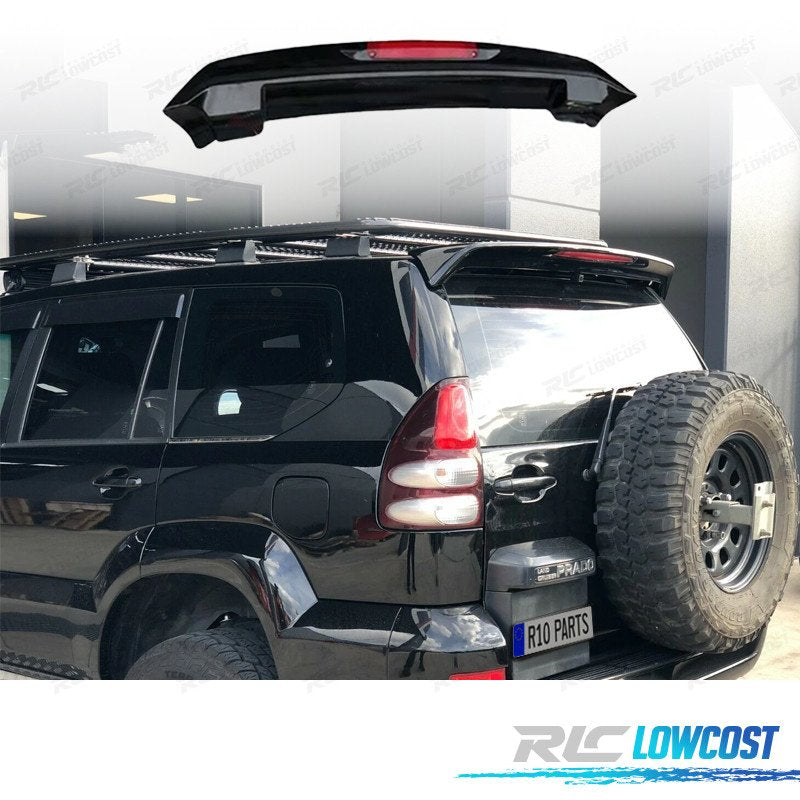 Aleron Spoiler Toyota LAND Cruiser 03-08 Tercera LUZ Freno Negro Brillo | TDH Performance