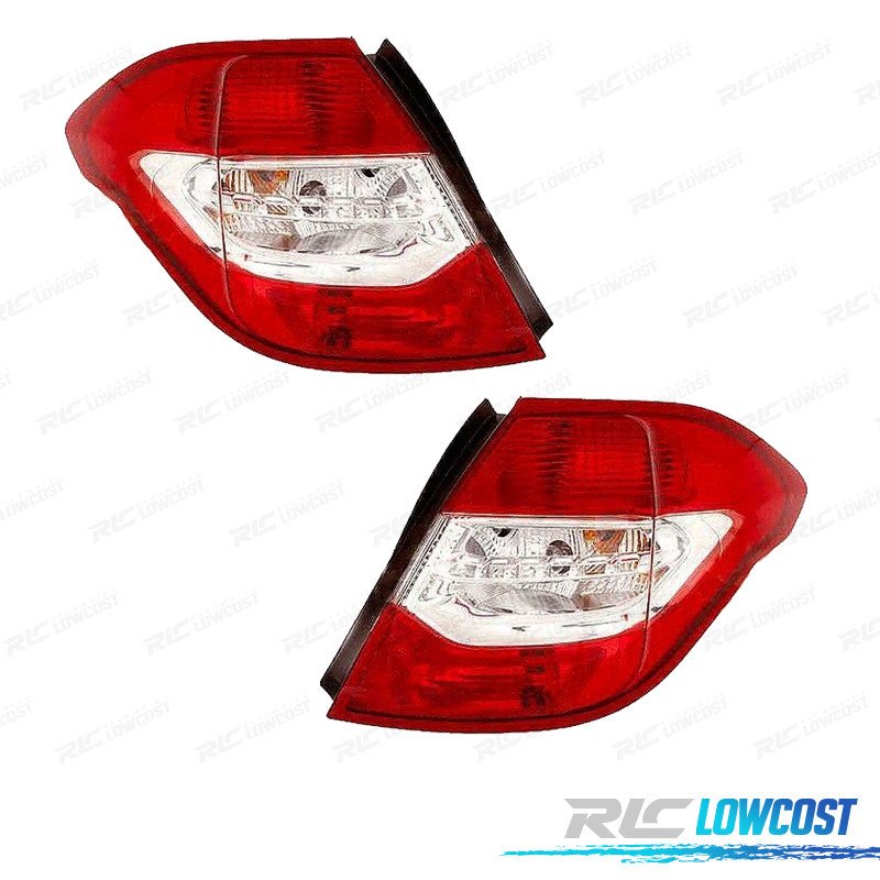 Pilotos PARA Citroen C4 5P 10-15 Blanco ROJO