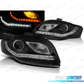 Faros AUDI A4 B7 04-08 Negros