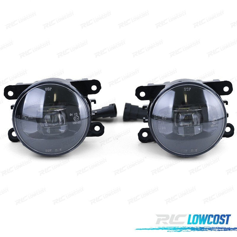 Faros Antiniebla Varios Modelos LED Citroen Dacia FORD Jaguar Nissan OPEL Porsche Peugeot Renault 01-15 Negro Ahumado | TDH Performance