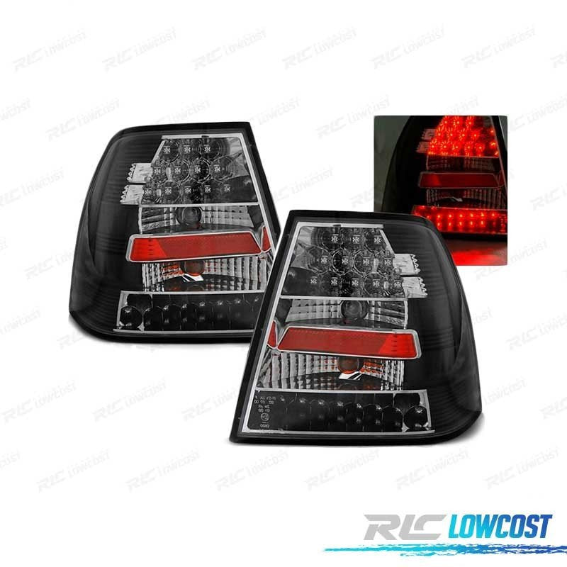 Pilotos LED Volkswagen VW BORA 98-05 Negro LED | TDH Performance