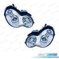 Faros Xenon PARA Mercedes Clase C W203 00-07 Fondo Cromo | TDH Performance