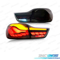 Pilotos FULL LED BMW F32 F33 F36 F82 Light BAR OLED Ahumado | TDH Performance