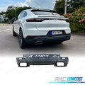 Paragolpes Trasero Porsche Cayenne 18-23 + Difusor LOOK Turbo | TDH Performance