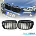 Parrilla BMW X1 F48 15-19 LOOK M Negro Brillo | TDH Performance