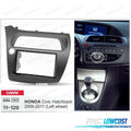Marco Negro Radio 2-din PARA Honda Civic Hatchback 06-11