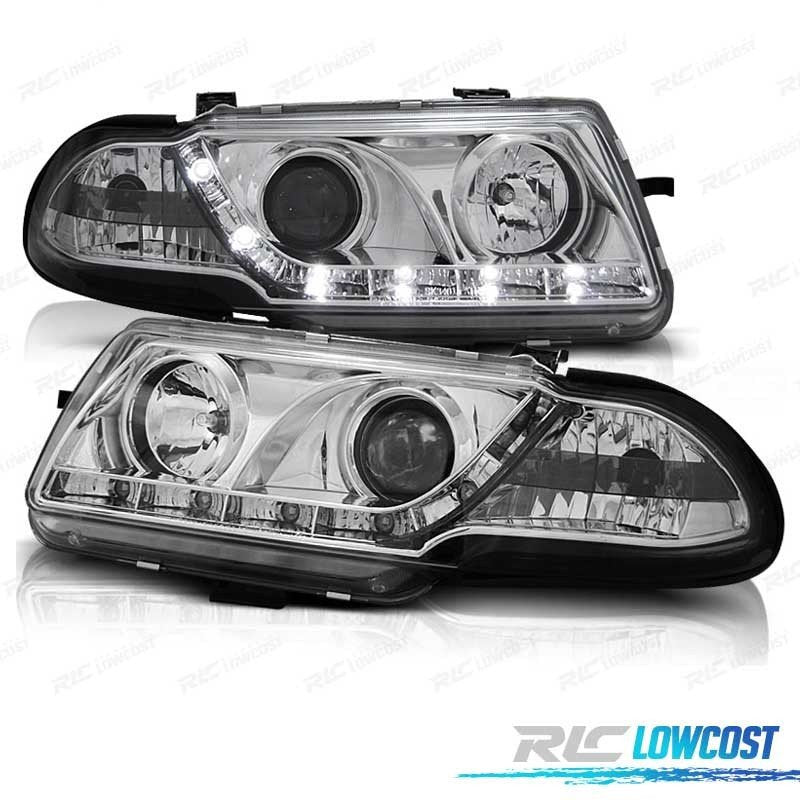 Faros OPEL Astra F 91-94 LUZ Diurna Cromados