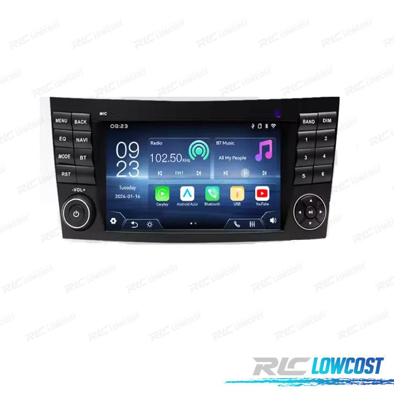 Radio Navegador 7" PARA Mercedes CL. E W211 CLS W219 USB GPS Tactil HD
