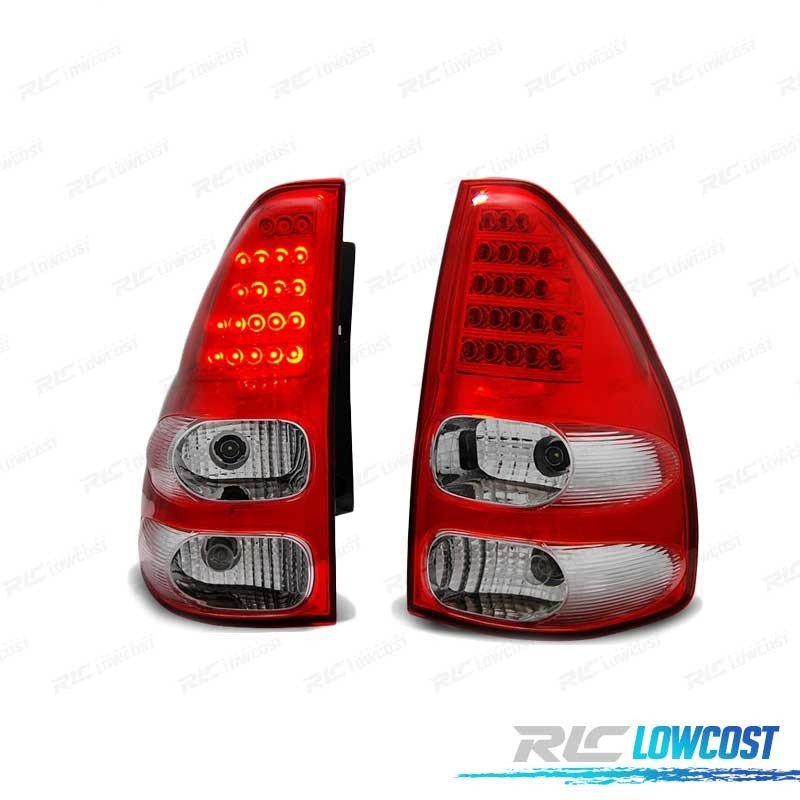 Pilotos LED Toyota LAND Cruiser Fj120 03-09 ROJO Blanco LED | TDH Performance