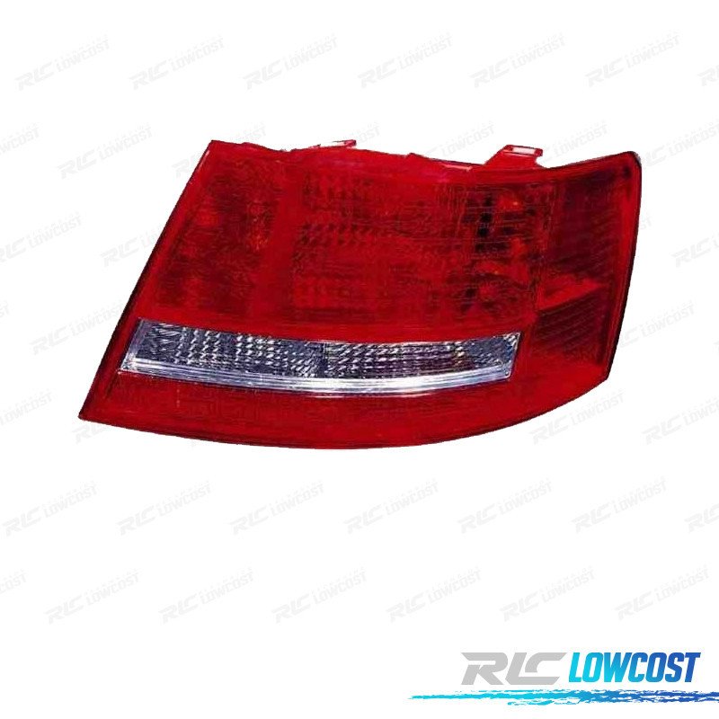 Piloto DCH AUDI A6 04-08 Blanco ROJO