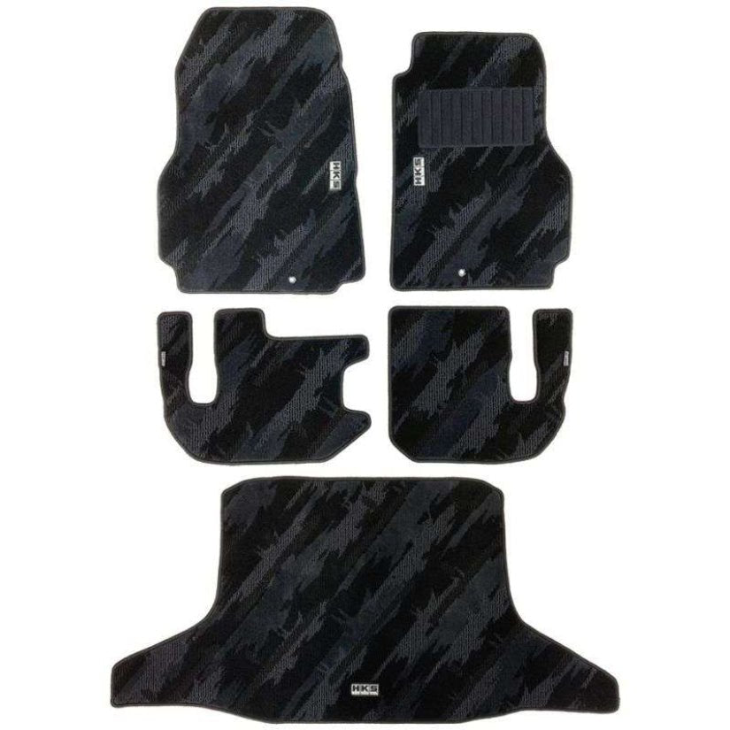 HKS Floor Mats Nissan GT-R R35 Full Set RHD Monotone 07-25