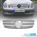 Parrilla Mercedes Clase E W211 02-06 Color Cromo Plata | TDH Performance