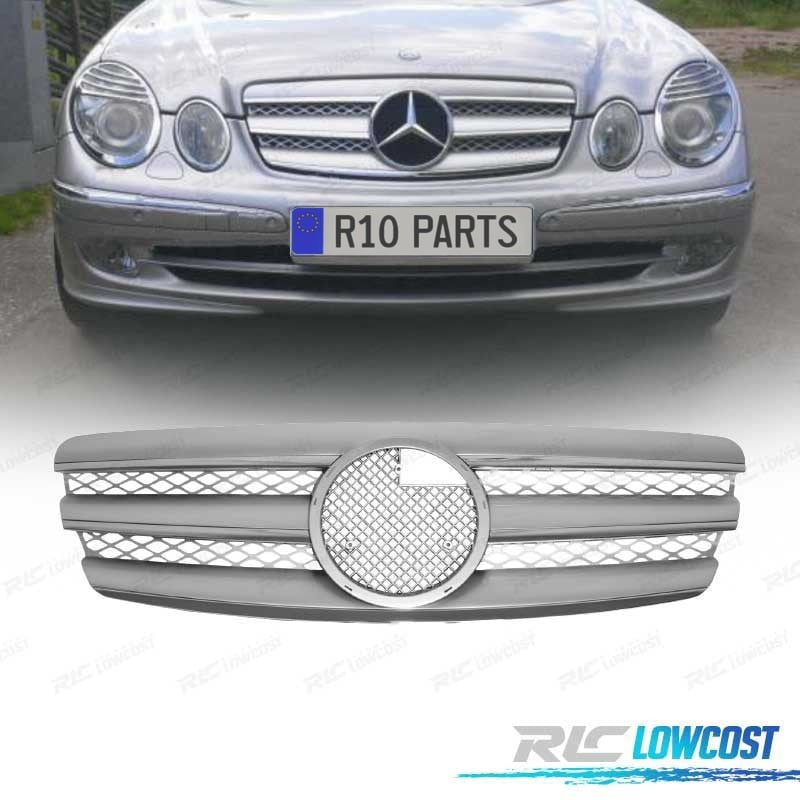 Parrilla Mercedes Clase E W211 02-06 Color Cromo Plata | TDH Performance