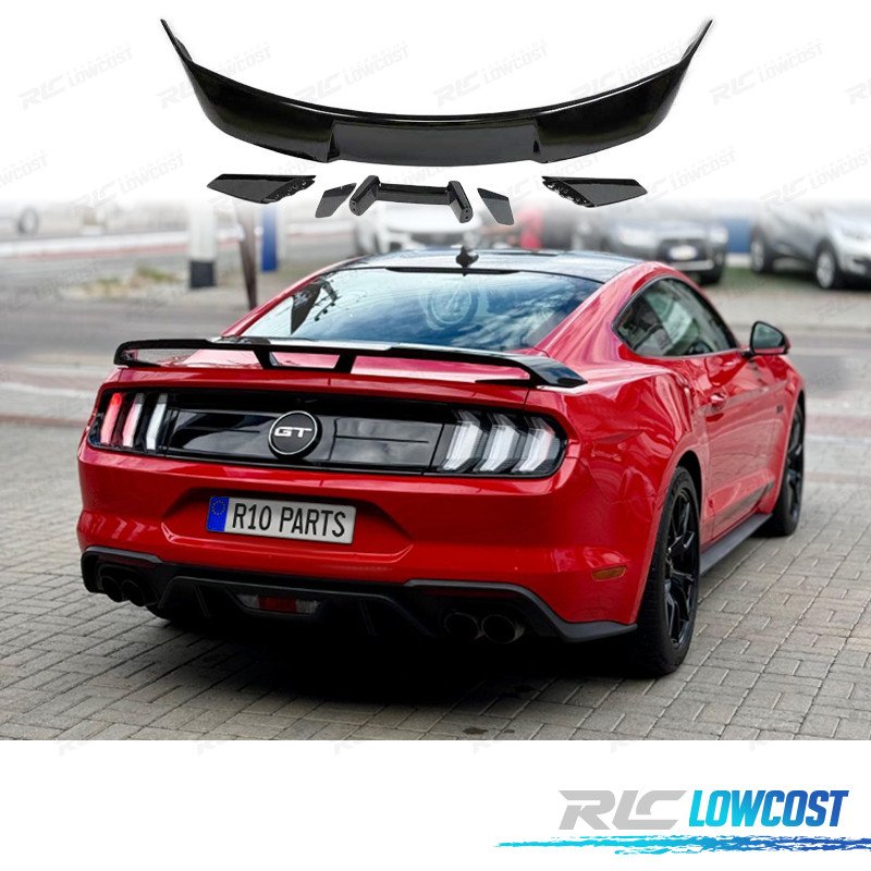 Aleron Spoiler FORD Mustang 15-23 LOOK Gt500 Negro Brillo | TDH Performance