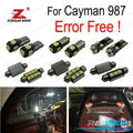 KIT 19 Bombillas LED Interior PARA Porsche Cayman 987 05-12 | TDH Performance