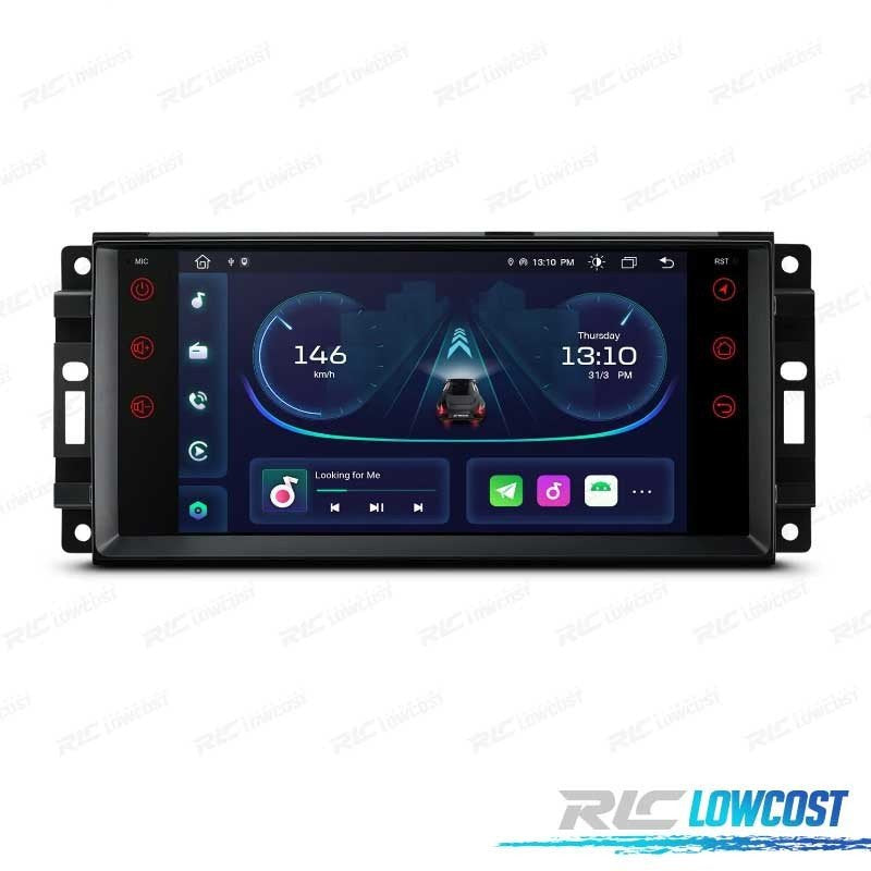 Radio GPS Android 12 PARA Dodge JEEP Chrysler 07-11