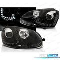 Faros Volkswagen VW GOLF 5 03-08 LUZ Diurna TRU DRL Negros