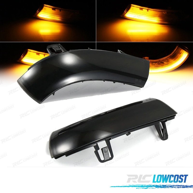 Intermitentes LED Dinamico Espejo Retrovisor Volkswagen VW GOLF EOS Jetta Passat Alhambra 03-11 Ahumados | TDH Performance