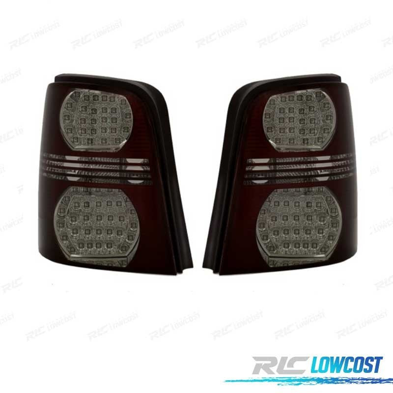 Pilotos PARA Volkswagen VW Touran 03-10 LED ROJO Ahumado | TDH Performance