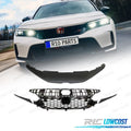 Parrilla Honda Civic 22- LOOK TYPE R Negro Brillo | TDH Performance