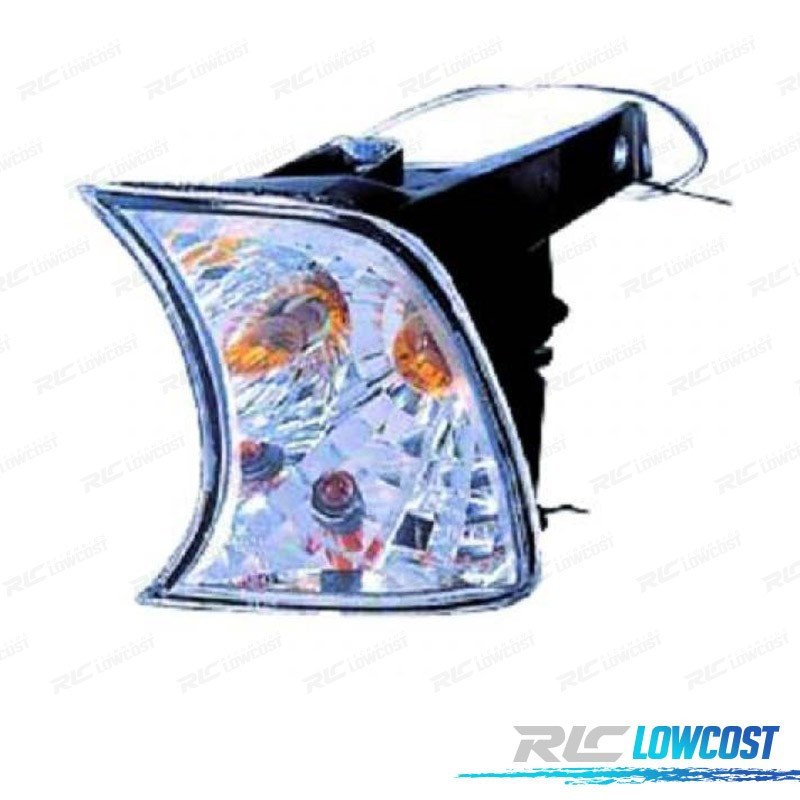 Intermitentes Frontales BMW E34 88-95 Cristal Claro Cromado + LUZ Posición