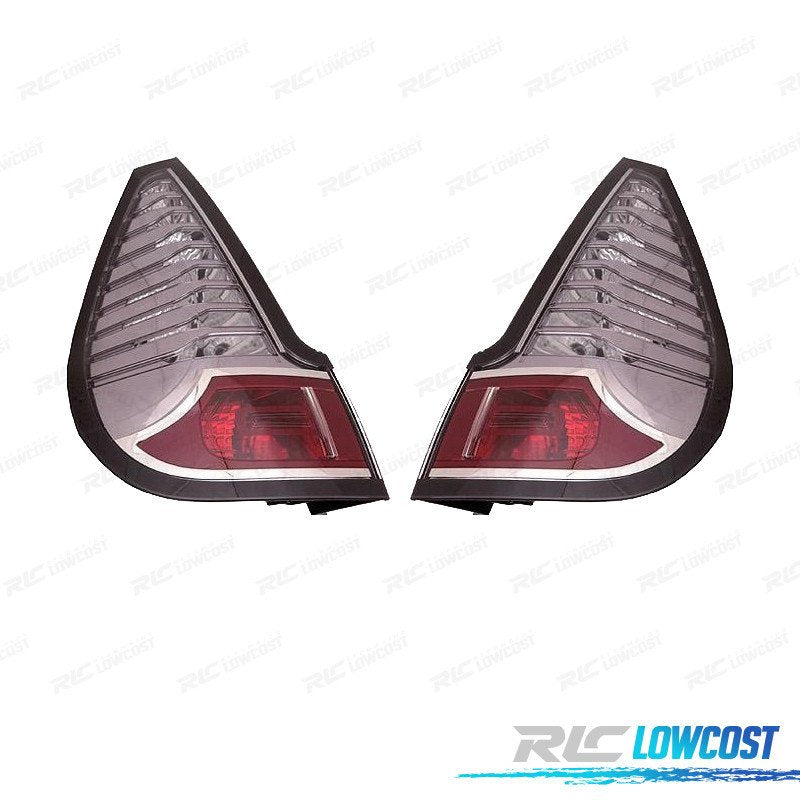 Pilotos PARA Renault Scenic III 12-16 Blanco ROJO