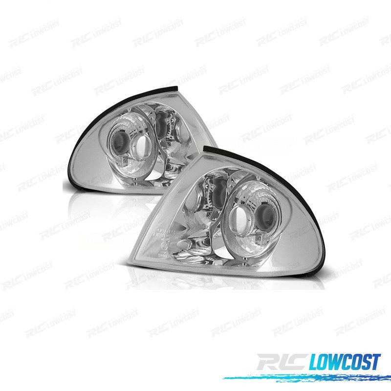 Intermitentes Frontales BMW E46 Berlina E46 98-01 Cromo Cristal Transparente | TDH Performance