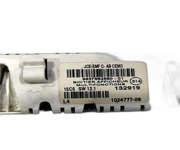Pantalla multifuncion 9657882880 de Citroen C5 berlina