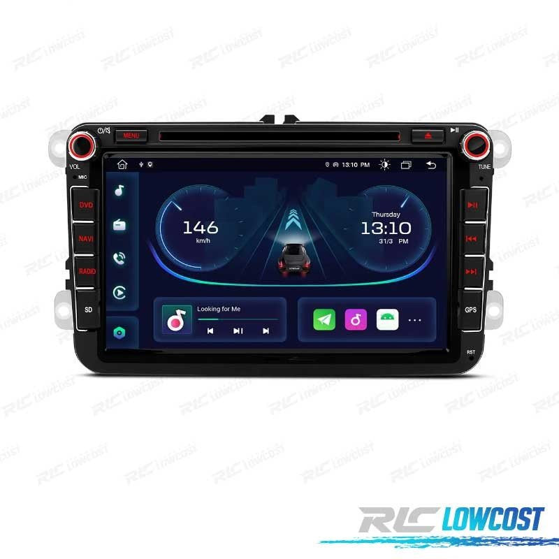 Radio GPS Android 12 Skoda Fabia Octavia Roomster Superb USB GPS Tactil HD