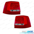 Pilotos Volkswagen VW Sharan 10-15 Blanco ROJO