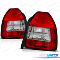Pilotos Honda Civic 95-01 3P ROJO Cristal