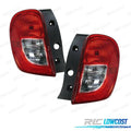 Pilotos Nissan Micra 14-17 Blanco ROJO