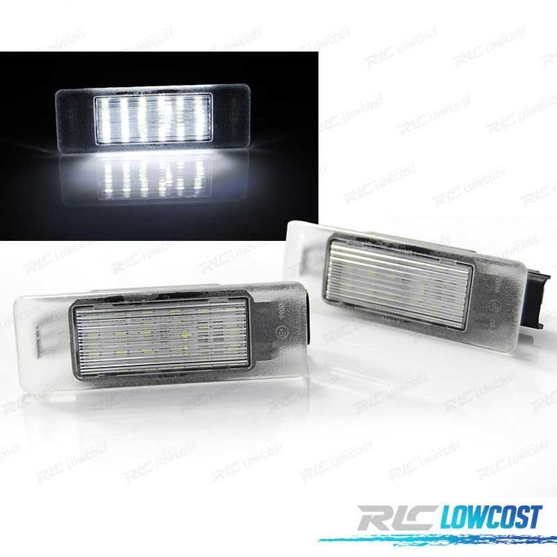 Luces Matrícula LED Peugeot 106 307 308 406 407 Citroen C3 C4 C5 | TDH Performance
