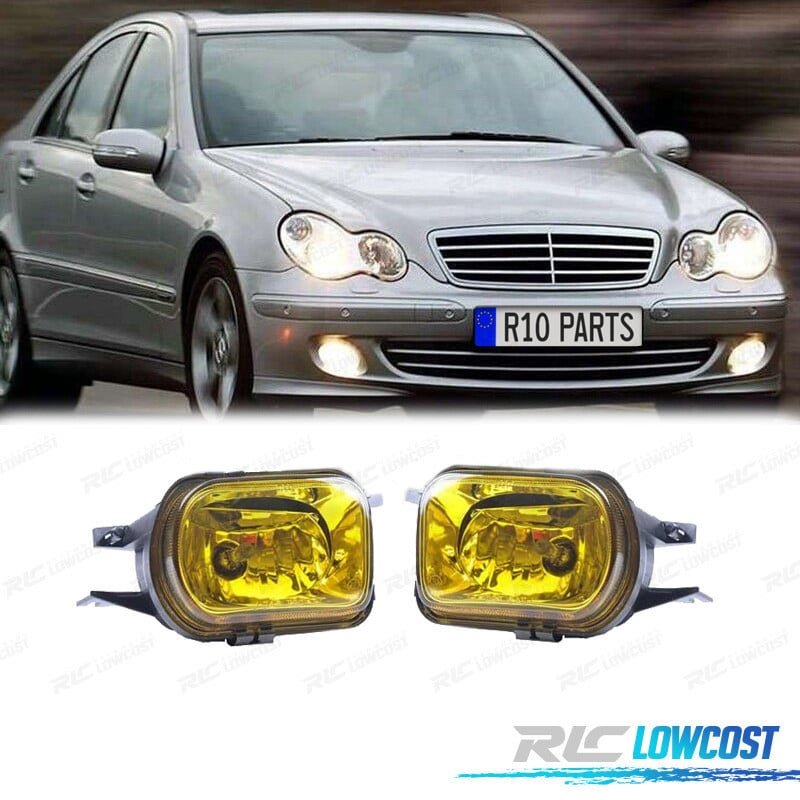 Faros Antiniebla Mercedes W203 R170 W209 Amarillo