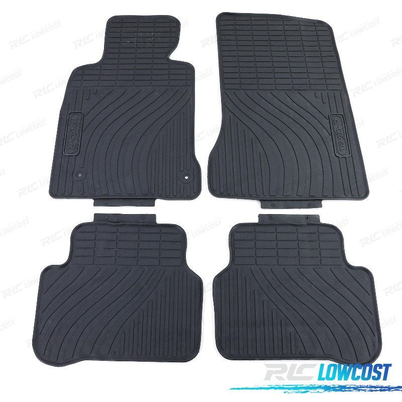 Alfombrillas GOMA Mercedes Clase C W204 S204 11-14 4 Piezas