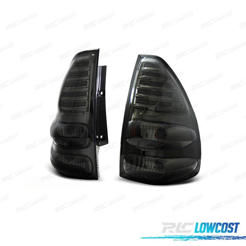 Pilotos Toyota LAND Cruiser Fj120 03-08 LED Fondo Cromo Ahumado | TDH Performance