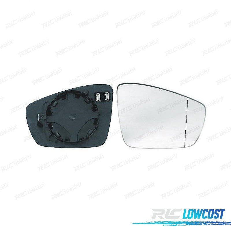 Cristal Espejo + BASE Derecho Volkswagen VW POLO 09-17 Convexo