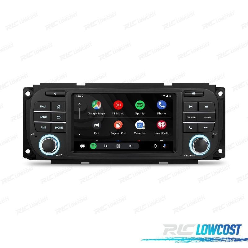 Radio GPS Android 12 PARA JEEP Dodge