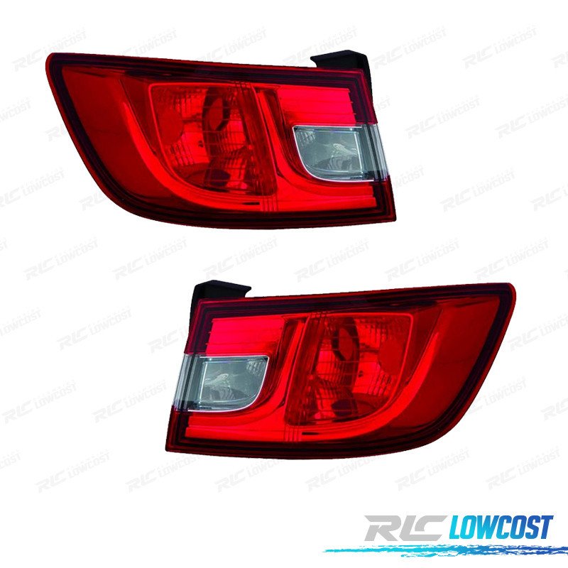 Pilotos PARA Renault CLIO IV 12-16 Blanco ROJO