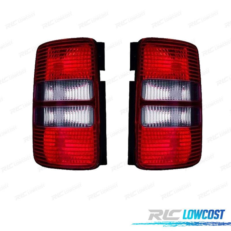 Pilotos Volkswagen VW Caddy 2P Restyling 10-14 Ahumado ROJO